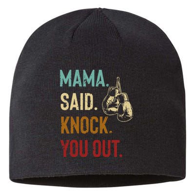 Boxing Kickboxing Mama Said Knock You Out Sustainable Beanie