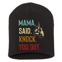 Boxing Kickboxing Mama Said Knock You Out Short Acrylic Beanie