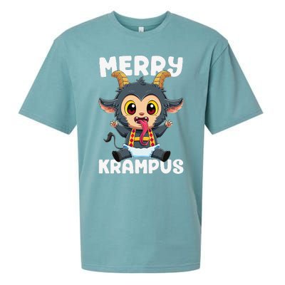 Baby Krampus Manga Kawaii Christmas Creepy Merry Krampus Sueded Cloud Jersey T-Shirt