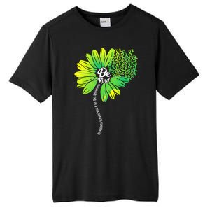 Be Kind Mental Health Awareness Flower Tall Fusion ChromaSoft Performance T-Shirt