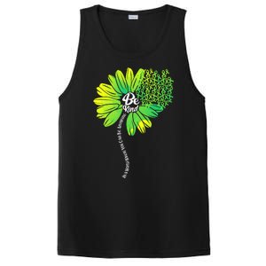 Be Kind Mental Health Awareness Flower PosiCharge Competitor Tank