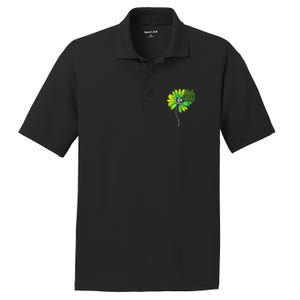 Be Kind Mental Health Awareness Flower PosiCharge RacerMesh Polo