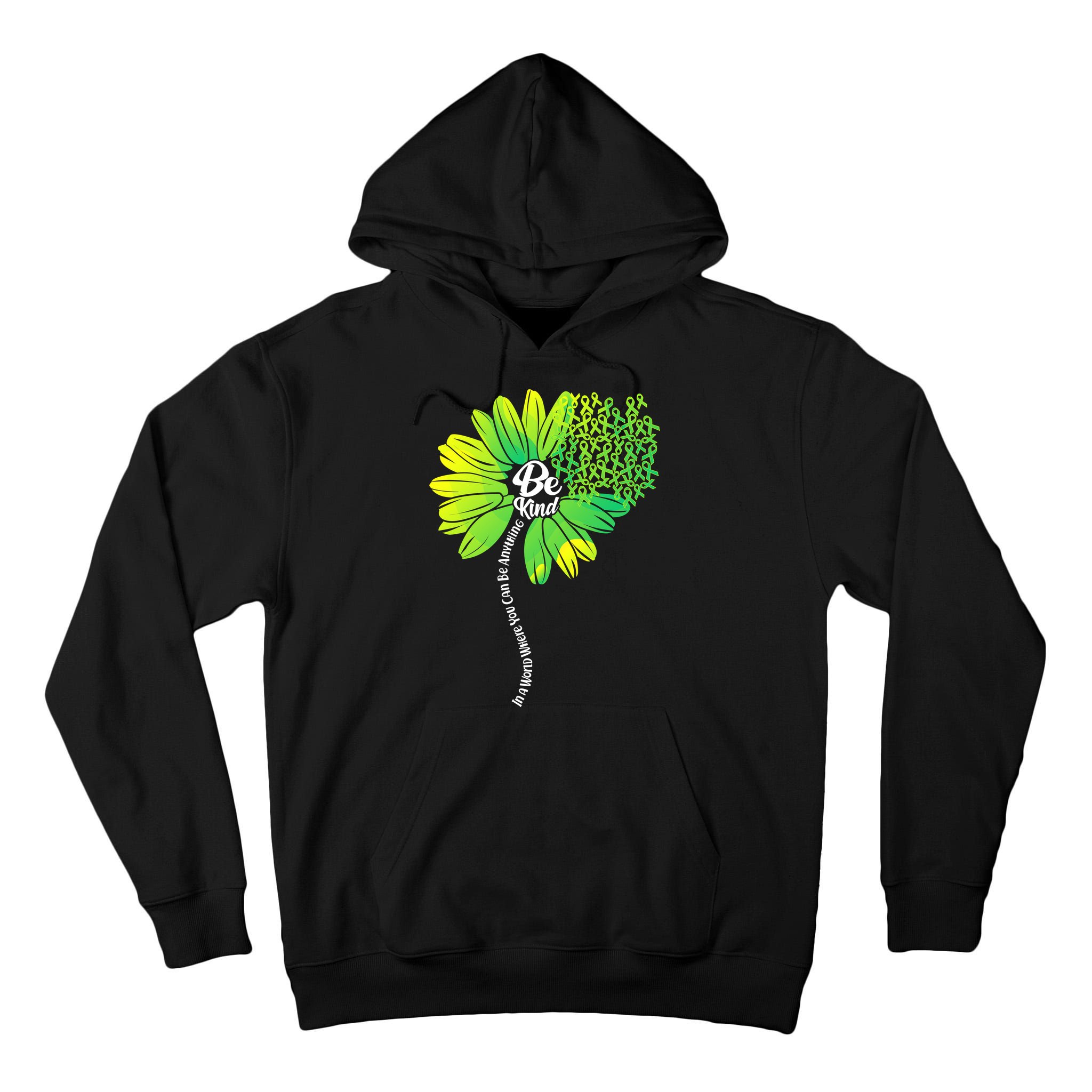 Be Kind Mental Health Awareness Flower Tall Hoodie
