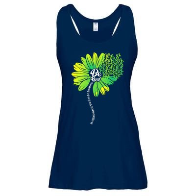 Be Kind Mental Health Awareness Flower Ladies Essential Flowy Tank