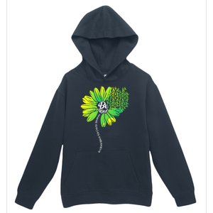 Be Kind Mental Health Awareness Flower Urban Pullover Hoodie