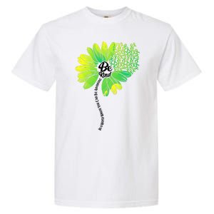 Be Kind Mental Health Awareness Flower Garment-Dyed Heavyweight T-Shirt