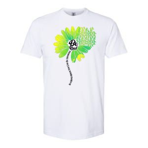 Be Kind Mental Health Awareness Flower Softstyle CVC T-Shirt