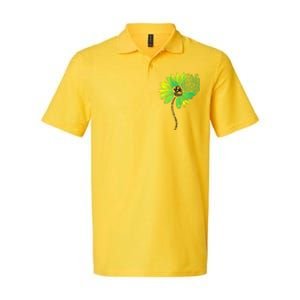 Be Kind Mental Health Awareness Flower Softstyle Adult Sport Polo