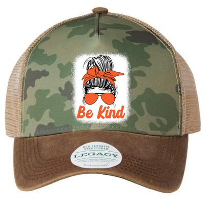 Be Kind Messy Unity Day Orange Anti Bullying Kids Unity Day Legacy Tie Dye Trucker Hat