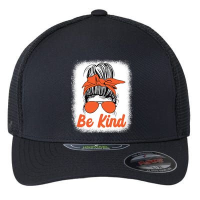 Be Kind Messy Unity Day Orange Anti Bullying Kids Unity Day Flexfit Unipanel Trucker Cap