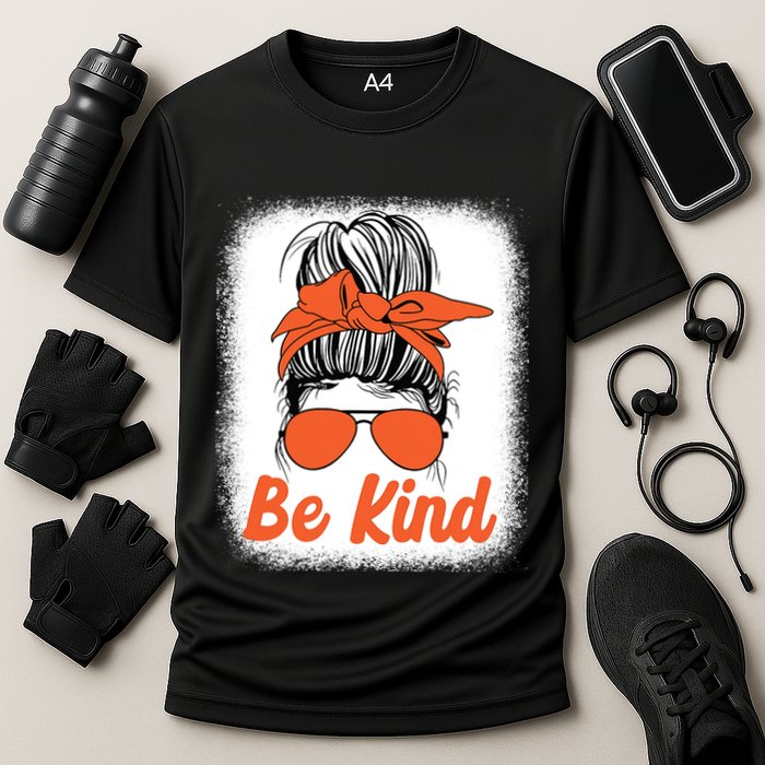 Be Kind Messy Unity Day Orange Anti Bullying Kids Unity Day Performance Shirt