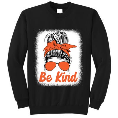 Be Kind Messy Unity Day Orange Anti Bullying Kids Unity Day Sweatshirt