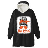 Be Kind Messy Unity Day Orange Anti Bullying Kids Unity Day Hooded Wearable Blanket