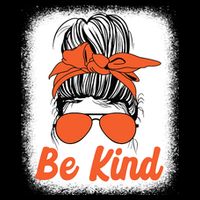 Be Kind Messy Unity Day Orange Anti Bullying Kids Unity Day Drawstring Bag