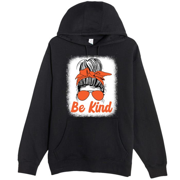 Be Kind Messy Unity Day Orange Anti Bullying Kids Unity Day Premium Pullover Hoodie