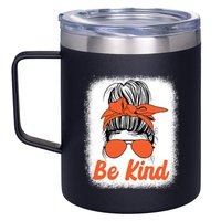 Be Kind Messy Unity Day Orange Anti Bullying Kids Unity Day 12oz Stainless Steel Coffee Mug