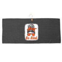 Be Kind Messy Unity Day Orange Anti Bullying Kids Unity Day Large Microfiber Waffle Golf Towel