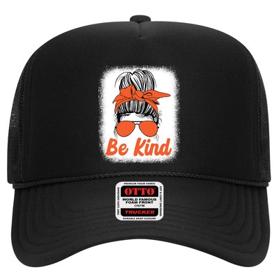 Be Kind Messy Unity Day Orange Anti Bullying Kids Unity Day Trucker Hat