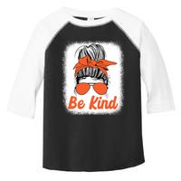 Be Kind Messy Unity Day Orange Anti Bullying Kids Unity Day Toddler Fine Jersey T-Shirt