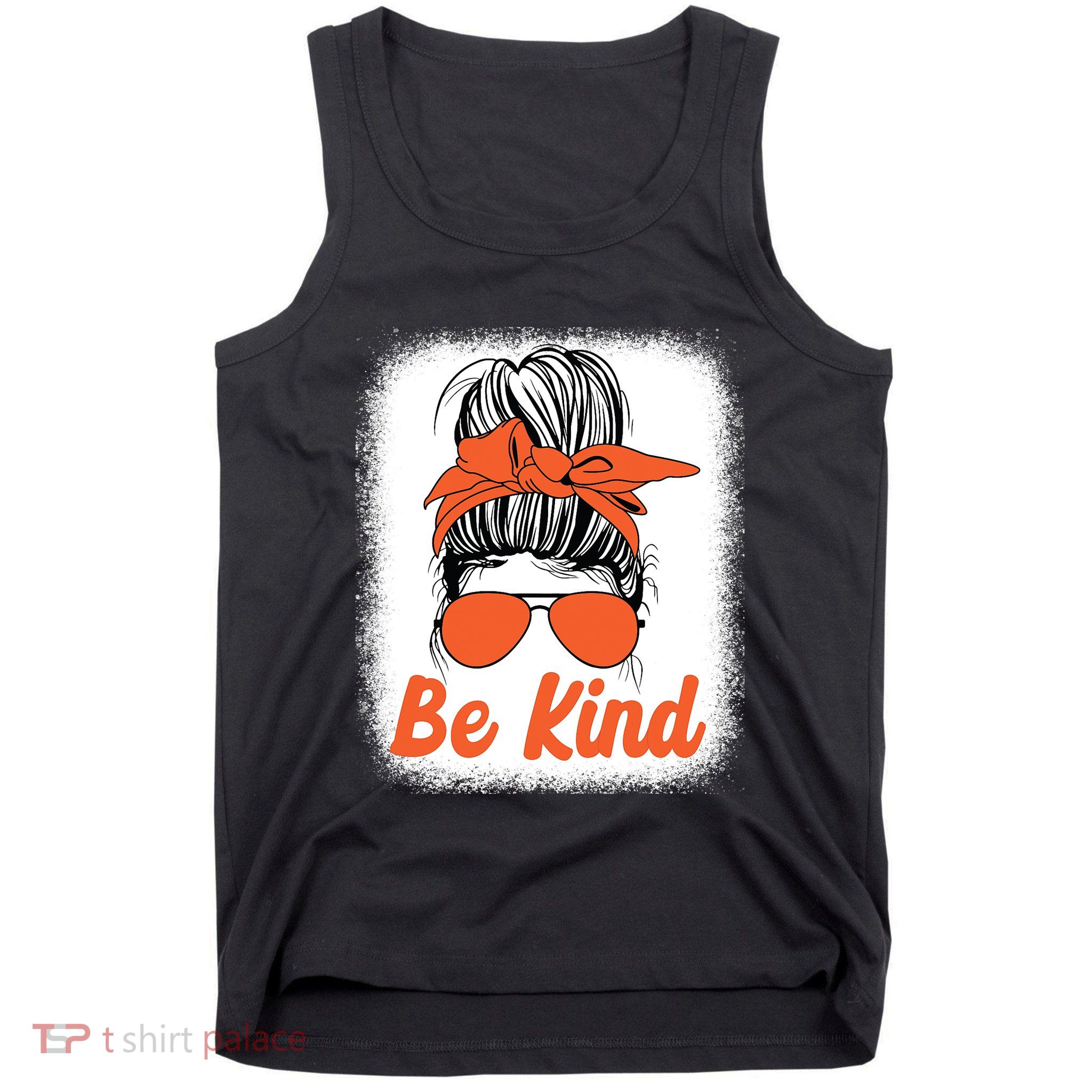 Be Kind Messy Unity Day Orange Anti Bullying Kids Unity Day Tank Top
