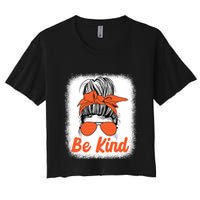 Be Kind Messy Unity Day Orange Anti Bullying Kids Unity Day Crop Top