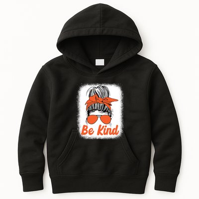 Be Kind Messy Unity Day Orange Anti Bullying Kids Unity Day Kids Hoodie