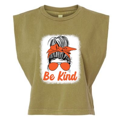 Be Kind Messy Unity Day Orange Anti Bullying Kids Unity Day Garment-Dyed Women's Muscle Tee