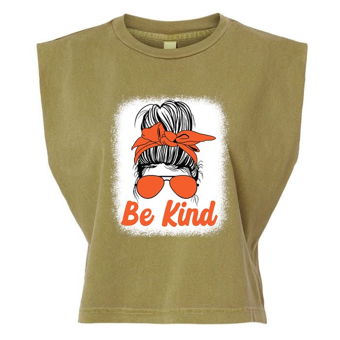 Be Kind Messy Unity Day Orange Anti Bullying Kids Unity Day Garment-Dyed Women's Muscle Tee