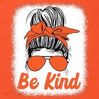 Be Kind Messy Unity Day Orange Anti Bullying Kids Unity Day Tall T-Shirt