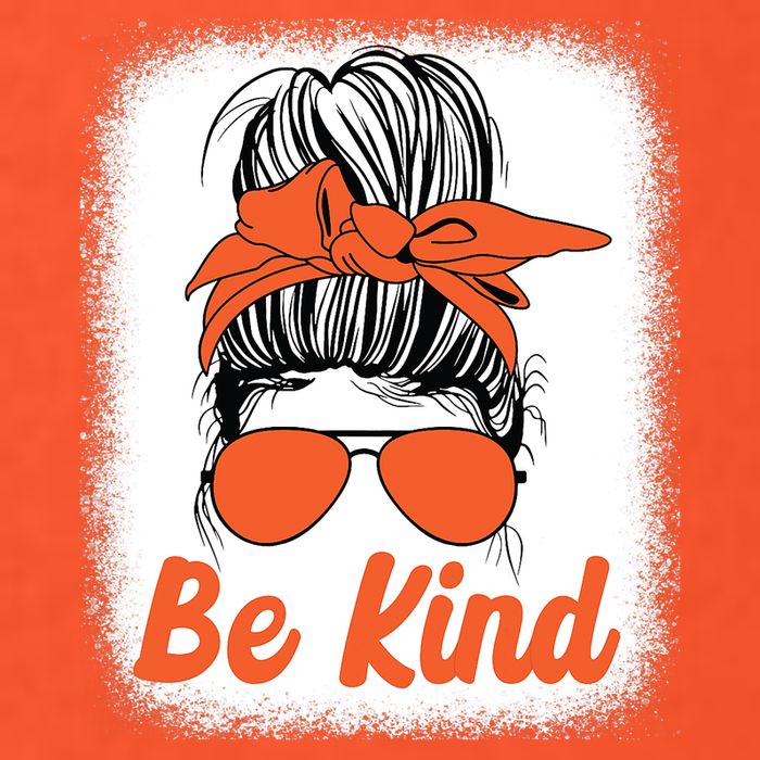 Be Kind Messy Unity Day Orange Anti Bullying Kids Unity Day Button