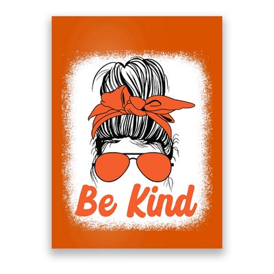 Be Kind Messy Unity Day Orange Anti Bullying Kids Unity Day Poster