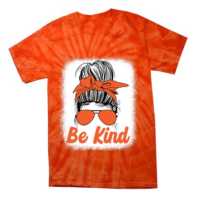 Be Kind Messy Unity Day Orange Anti Bullying Kids Unity Day Tie-Dye T-Shirt