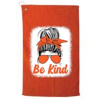 Be Kind Messy Unity Day Orange Anti Bullying Kids Unity Day Golf Towel
