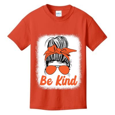 Be Kind Messy Unity Day Orange Anti Bullying Kids Unity Day Kids T-Shirt