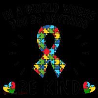 Be Kind Motivational Autism Awareness Slogan Autism Puzzle Message Mug