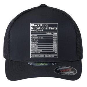 Black King Nutritional Facts Black History Pride Flexfit Unipanel Trucker Cap