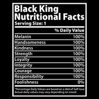 Black King Nutritional Facts Black History Pride 16 in Basic Backpack