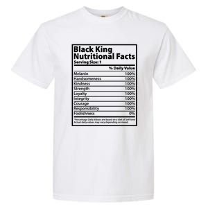 Black King Nutritional Facts Black History Pride Garment-Dyed Heavyweight T-Shirt