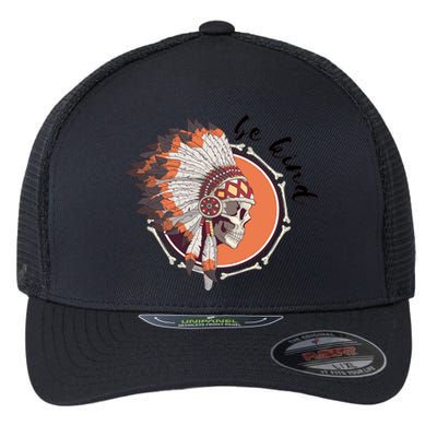 Be Kind Native American Indigenous Education Orange Day Flexfit Unipanel Trucker Cap