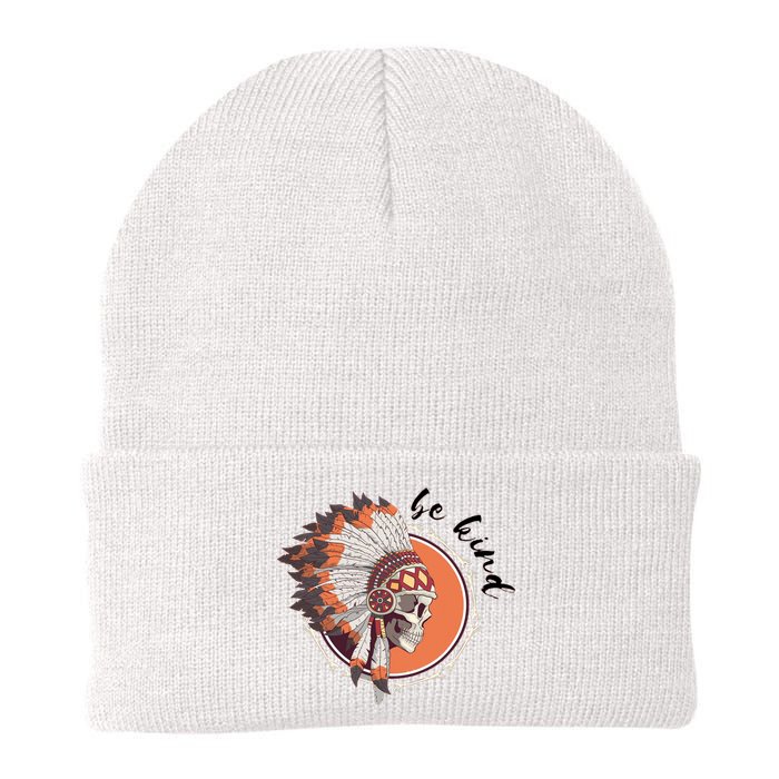 Be Kind Native American Indigenous Education Orange Day Knit Cap Winter Beanie