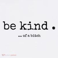 Be Kind Of A Bitch Funny Bitch Rude Typewriter Kids T-Shirt