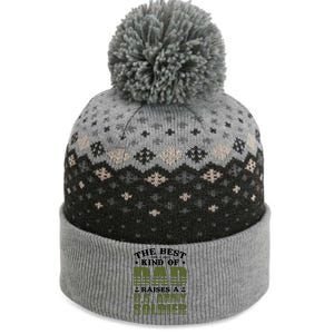 Best Kind Of Dad Raised A US Army Soldier The Baniff Cuffed Pom Beanie