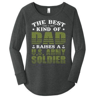 Best Kind Of Dad Raised A US Army Soldier Women's Perfect Tri Tunic Long Sleeve Shirt