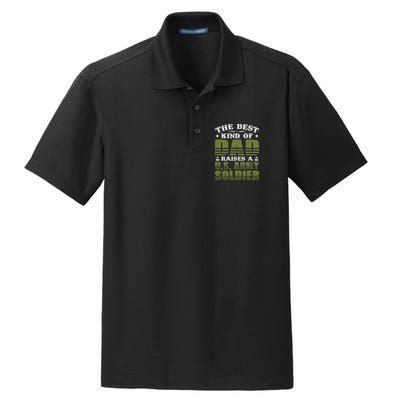 Best Kind Of Dad Raised A US Army Soldier Dry Zone Grid Polo