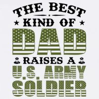 Best Kind Of Dad Raised A US Army Soldier Garment-Dyed Sweatshirt