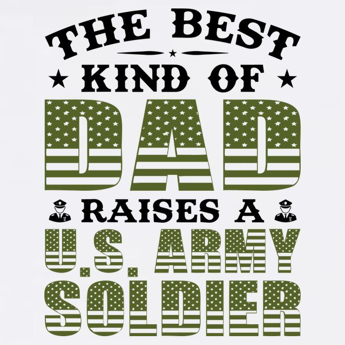 Best Kind Of Dad Raised A US Army Soldier Garment-Dyed Sweatshirt