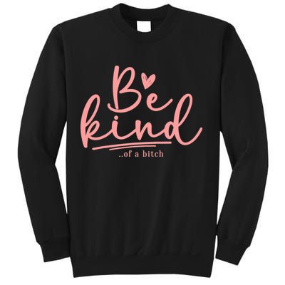 Be Kind Of A Bitch Funny Sweatshirt