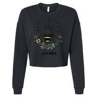 Be Kind Of A Bit.Ch Funny Be Kind Shirts With Bee For Women Cropped Pullover Crew