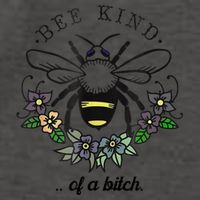 Be Kind Of A Bit.Ch Funny Be Kind Shirts With Bee For Women Vector Backpack