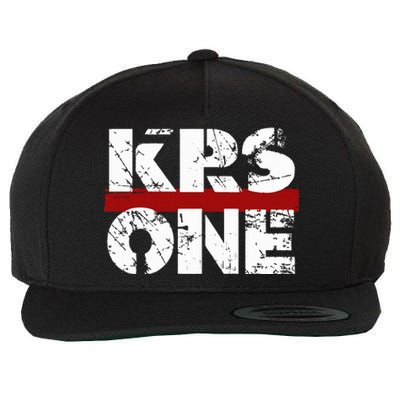 Blastmaster KRS One Graphic Cool Texts Wool Snapback Cap